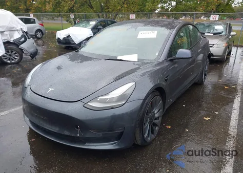 2021 Tesla Model 3 Performance Dual Motor All-Wheel Drive from USA, damaged, VIN 5YJ3E1EC7MF088804